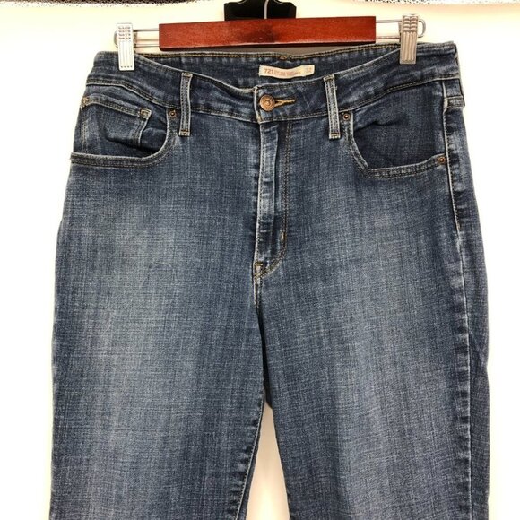 Levi's Blue Story 721 High Rise Skinny Jeans size 32x30 - Picture 6 of 16